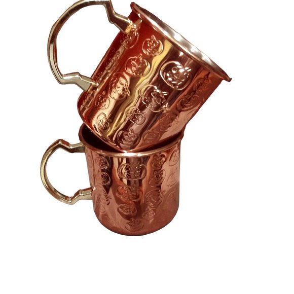 Moscow Mule Mugs with Stainless Steel lining, 16 Ounce Mug, Copper Cup Drinkware - Picture 4 of 15